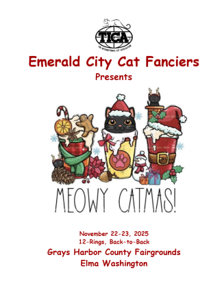 Meowy Catmas show poster